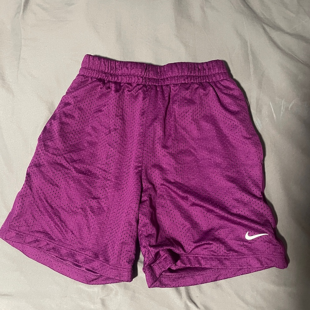 Nike Kids Magenta Sports Shorts